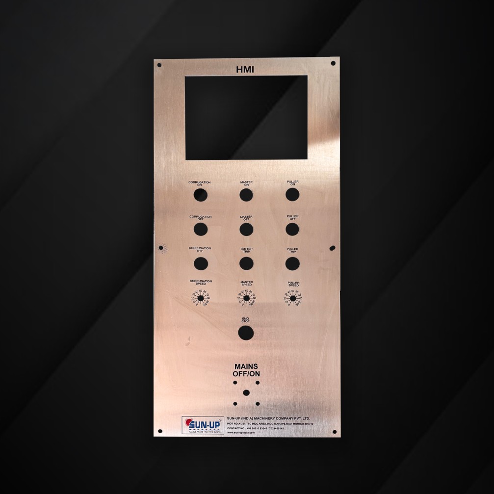 Control Panel Name Plate Manufacturer Pune | The Tech Laser
