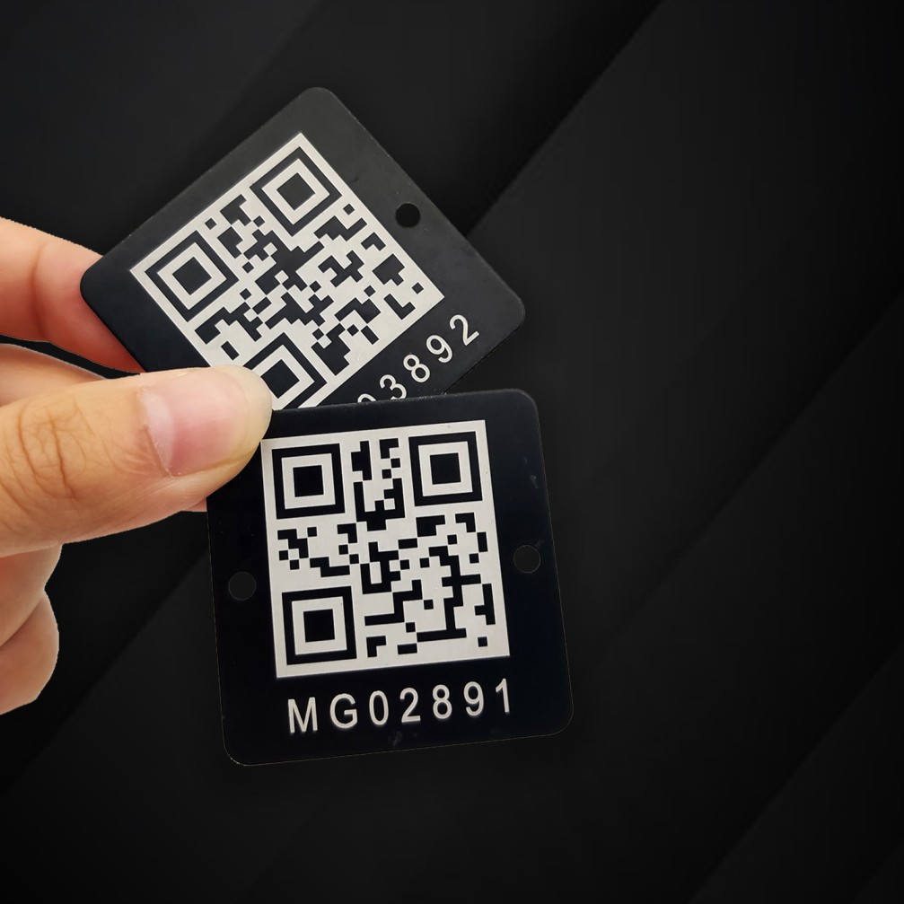 Metal Barcode Label Manufacturer in Pune | The Tech Laser